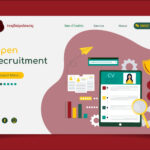The case-study of recruitment illustration showing CV screening, HR analytics, digital hiring dashboard, employer branding elements, and modern UI/UX design for recruitment platforms. 🎯 Hashtag #OpenRecruitmentDesign #RecruitmentUIUX #HRVisualDesign #EmployerBrandingDesign #CreativeHRStrategy #HRDesign #UIUXDesign #CreativeDesign #BusinessIllustration #DigitalTransformation #HumanCenteredDesign #TrangDesigns #trang​DesignsBrainfood