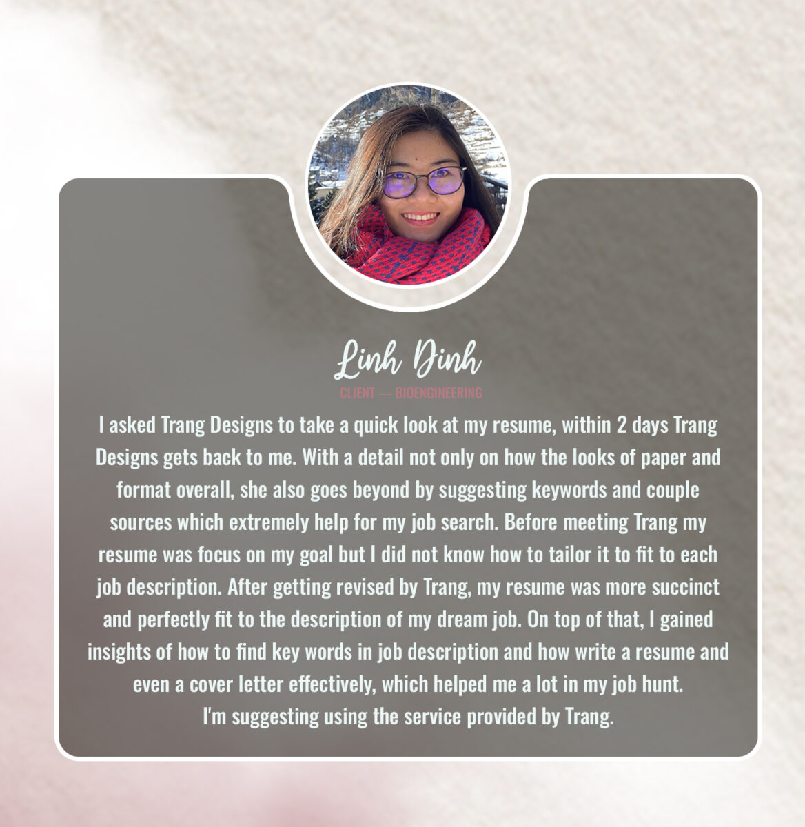 testimonial_LinhDinh, Client